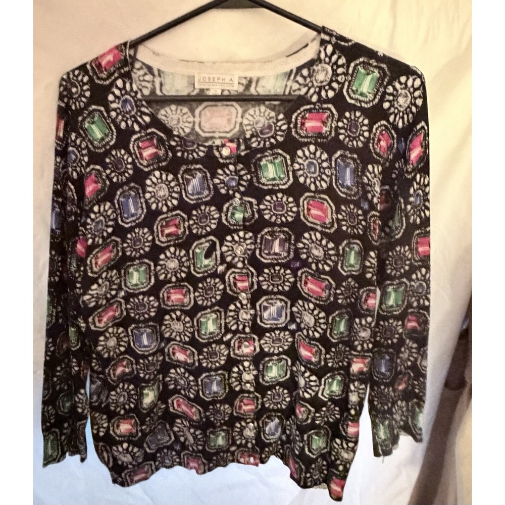 Vintage Joseph A Cardigan Women's Medium Jewels